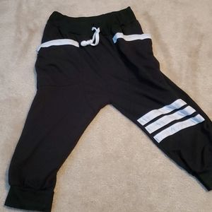 3/4 length athletic harem pants